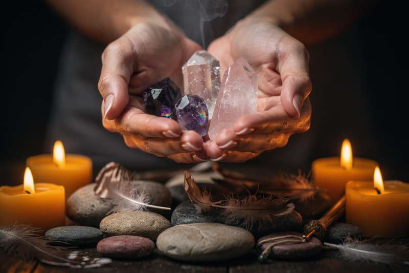 Collection of twelve polished gemstones representing traditional birthstones for each month of the year.