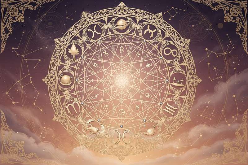 Libra zodiac calendar highlighting favorable dates and astrological events throughout February.