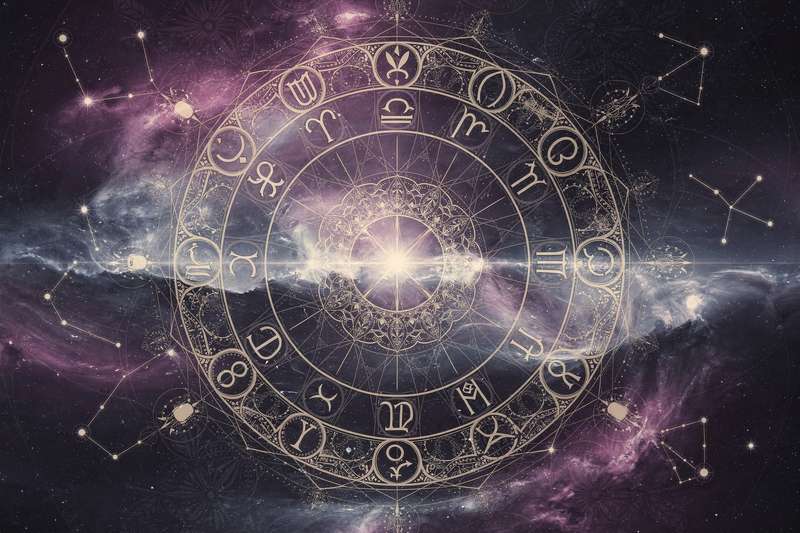 Libra zodiac symbol with scales representing balance and justice in astrology.